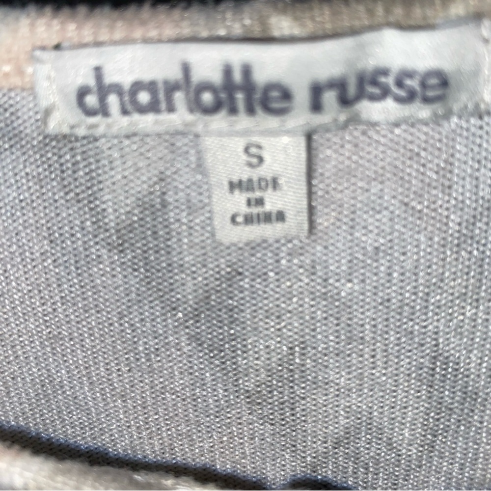 Charlotte Russe Sz S Zigzag Pattern Midi Dress‎ - Black and Cream - Picture 3 of 5
